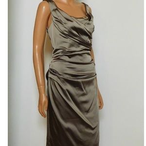 Silver Midi Dress